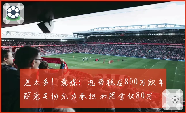差太多！意媒：孔蒂税后800万欧年薪意足协无力承担 加图索仅80万