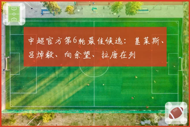 中超官方第6轮最佳候选：基莱斯、吕焯毅、向余望、拉唐在列