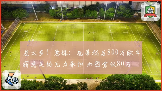 差太多！意媒：孔蒂税后800万欧年薪意足协无力承担 加图索仅80万